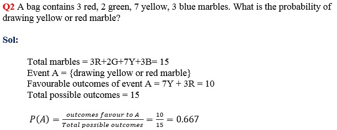 marbles problem in probability