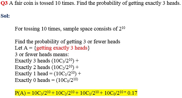 coin toss problem in probability
