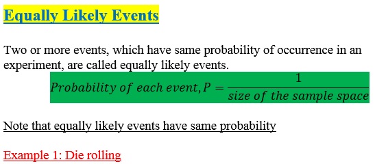 Types Of Events Probability Theory EngineersTutor