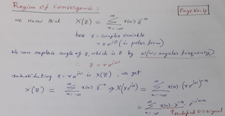 ROC | Region of Convergence | Z transform - EngineersTutor