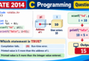 GATE 2014 C Programming Question 10