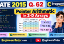 GATE 2015 COMPUTER SCIENCE & INFORMATION TECH. – CS – C Programming | Q. 62 (Shift – 1)